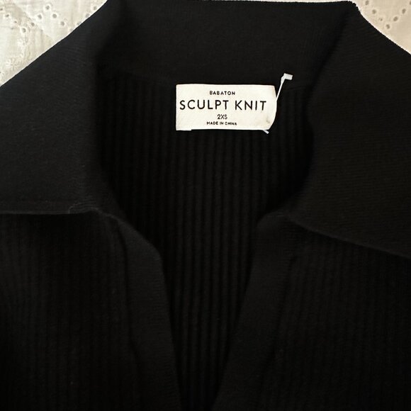 Sculpt Knit Polo Longsleeve 2xs - Picture 5 of 5
